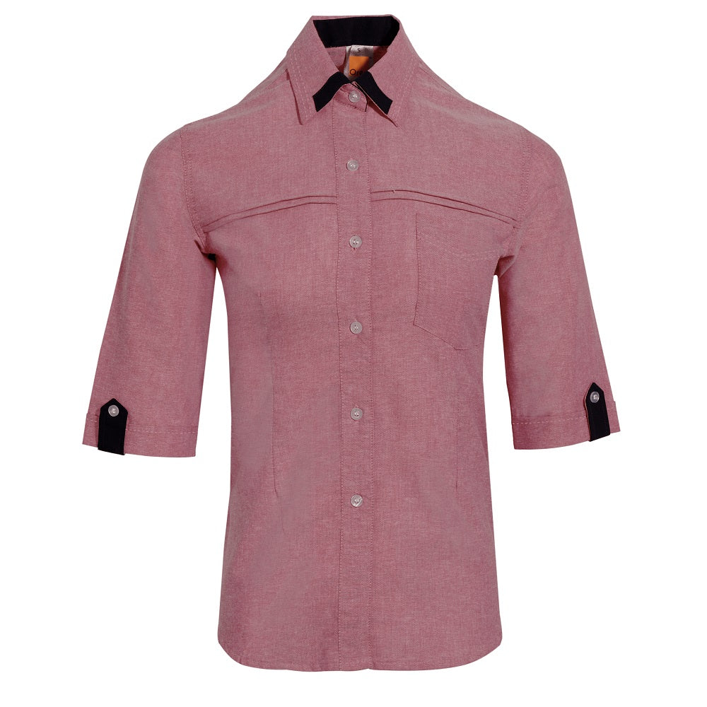 F145 - FEMALE CORPORATE UNIFORM 3/4 Sleeve Shirt