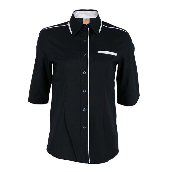 F117 - FEMALE CORPORATE UNIFORM 3/4 Sleeve Shirt