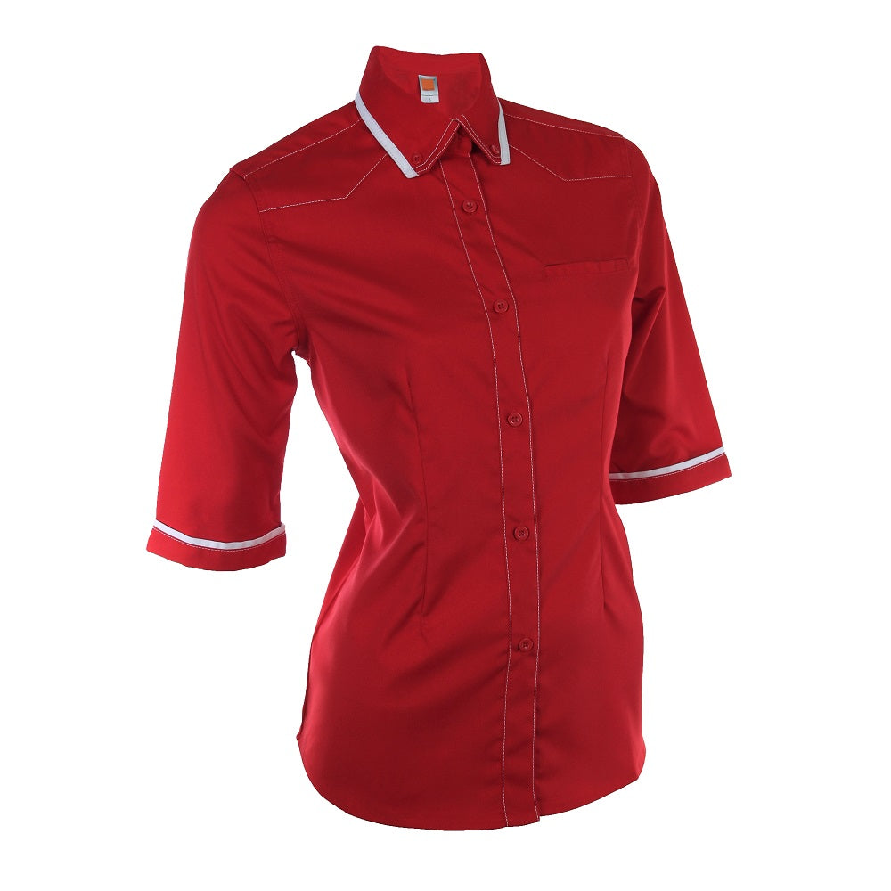F131 - FEMALE CORPORATE UNIFORM 3/4 Sleeve Shirt