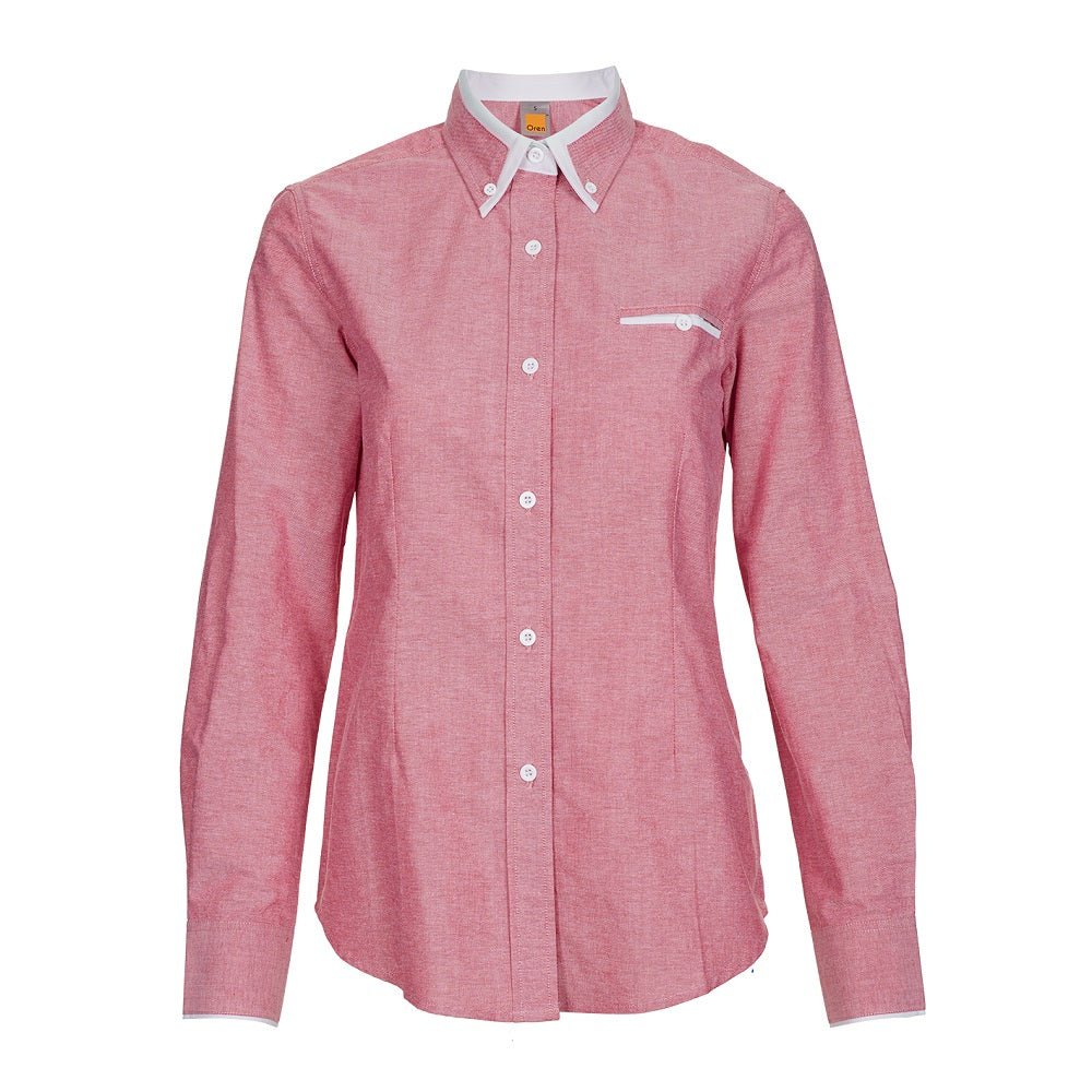 F143 - FEMALE CORPORATE UNIFORM Long Sleeve Shirt