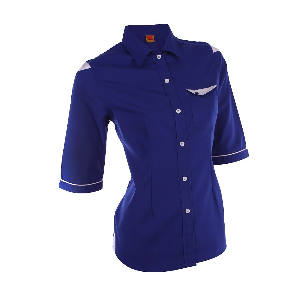 F129 - FEMALE CORPORATE UNIFORM 3/4 Sleeve Shirt