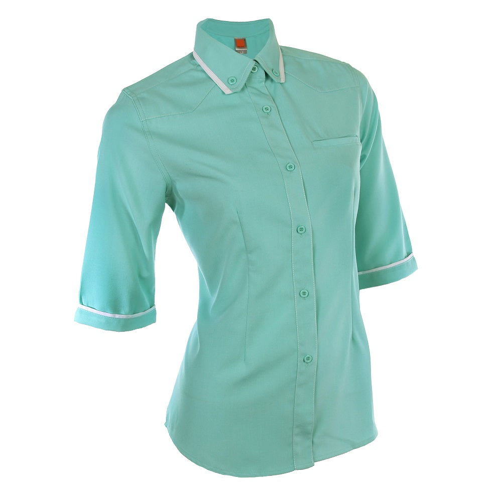 F131 - FEMALE CORPORATE UNIFORM 3/4 Sleeve Shirt