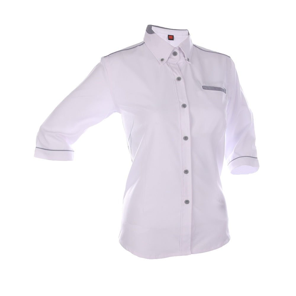 F135 - FEMALE CORPORATE UNIFORM 3/4 Sleeve Shirt