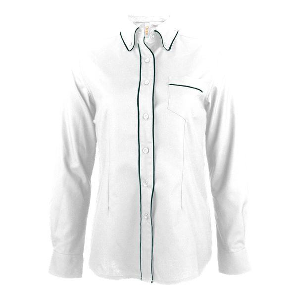 F149 - FEMALE CORPORATE UNIFORM Long Sleeve Shirt 200gsm