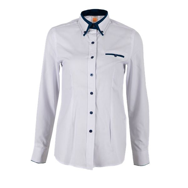 F143 - FEMALE CORPORATE UNIFORM Long Sleeve Shirt