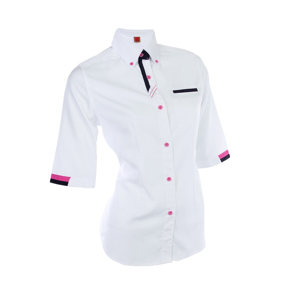 F127 - FEMALE CORPORATE UNIFORM 3/4 Sleeve Shirt