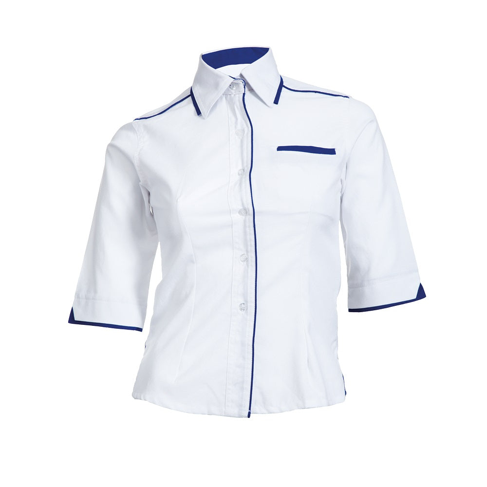 F117 - FEMALE CORPORATE UNIFORM 3/4 Sleeve Shirt