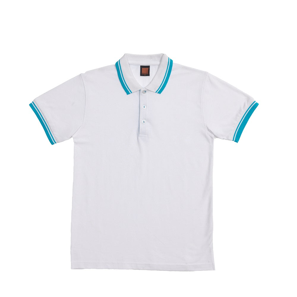 HC10 - Unisex CVC Honeycomb Tipped Collar & Cuff Polo Shirt 220-230gsm