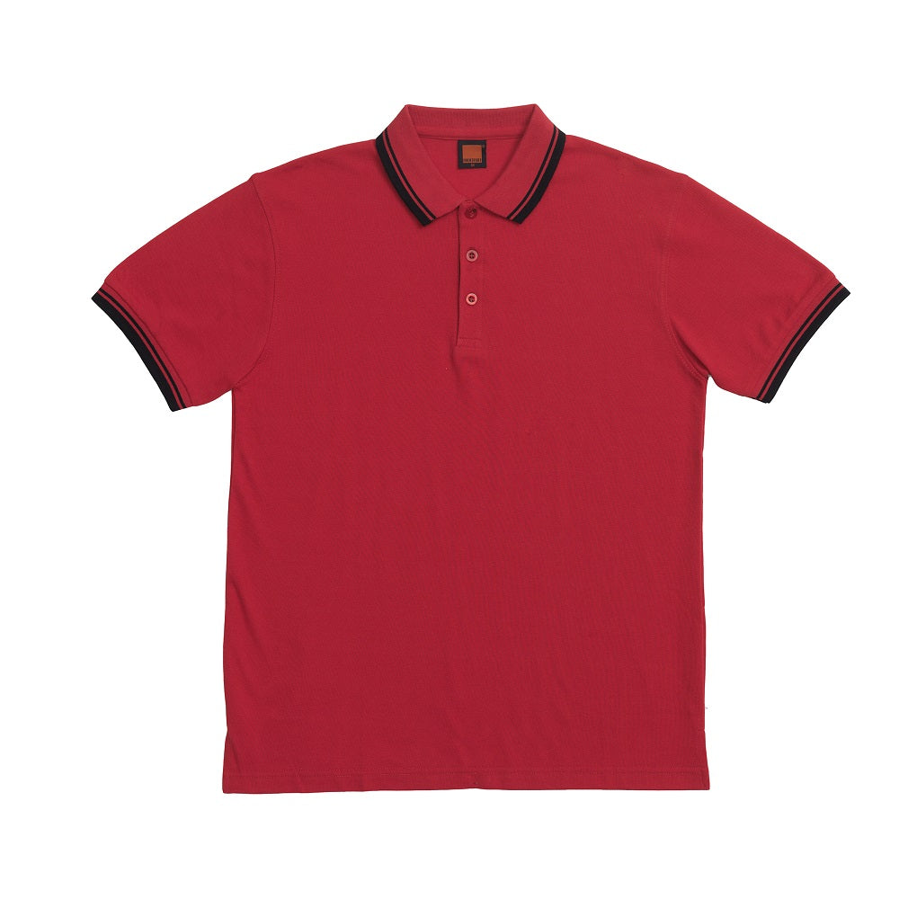 HC10 - Unisex CVC Honeycomb Tipped Collar & Cuff Polo Shirt 220-230gsm