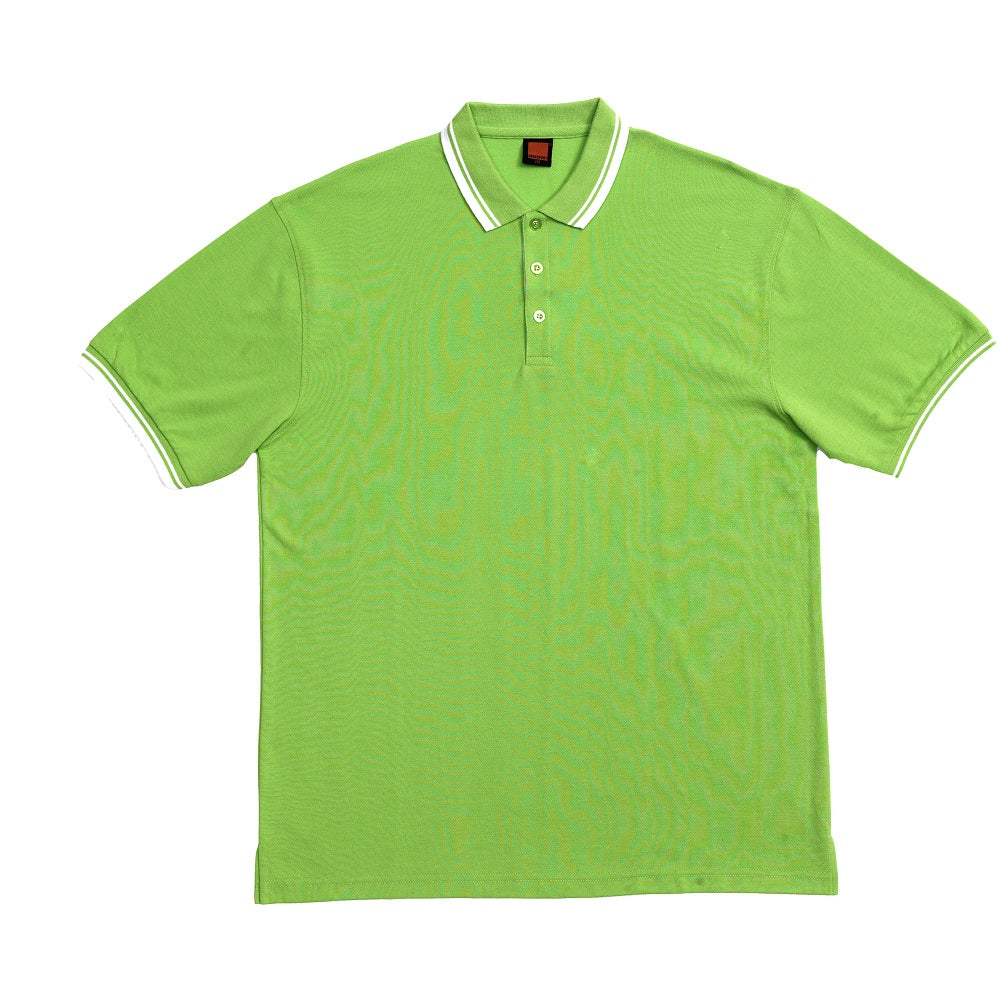 HC10 - Unisex CVC Honeycomb Tipped Collar & Cuff Polo Shirt 220-230gsm