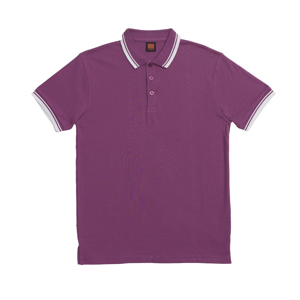 HC10 - Unisex CVC Honeycomb Tipped Collar & Cuff Polo Shirt 220-230gsm