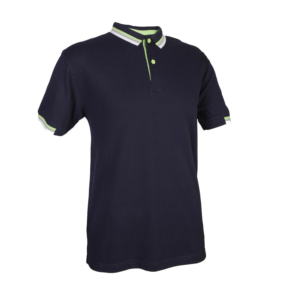 HC11 - Unisex CVC Honeycomb Tipped Collar & Cuff Polo Shirt 220-230gsm