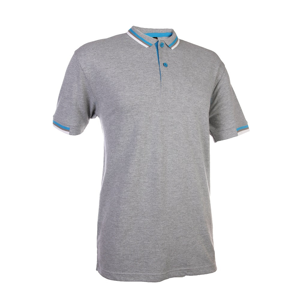 HC11 - Unisex CVC Honeycomb Tipped Collar & Cuff Polo Shirt 220-230gsm