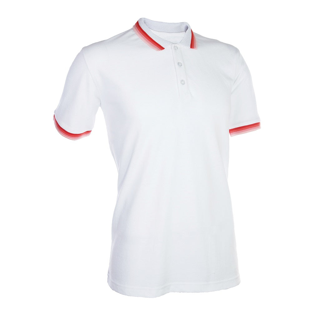 HC12 - Unisex CVC Honeycomb Multi Tipped Collar & Cuff Polo Shirt 220-230gsm