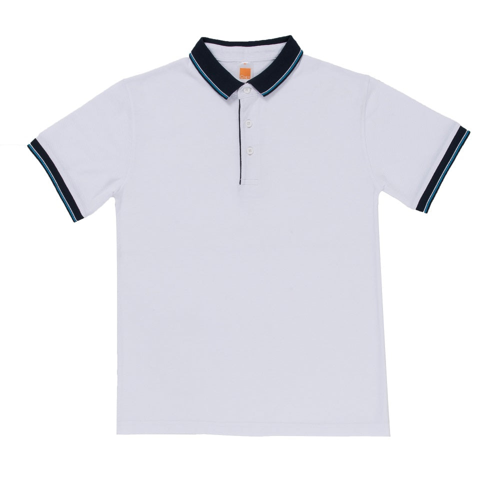 HC20 - Unisex CVC Honeycomb Tipped Collar & Cuff Polo Shirt 220-230gsm