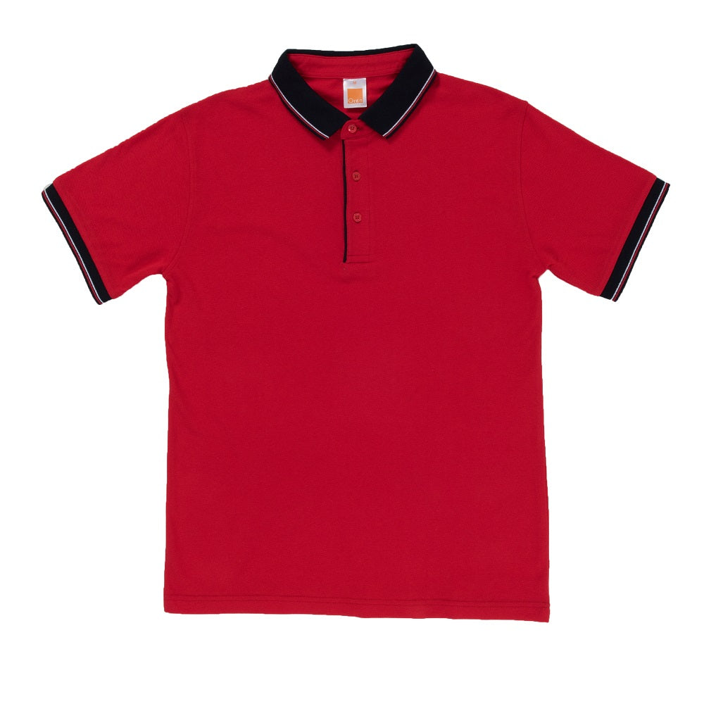 HC20 - Unisex CVC Honeycomb Tipped Collar & Cuff Polo Shirt 220-230gsm