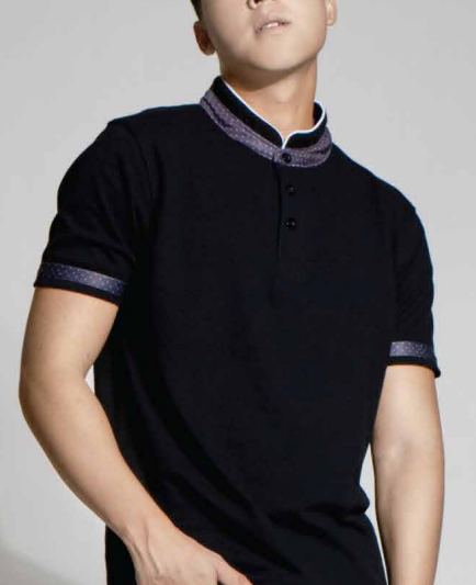 HC21 - Unisex CVC Honeycomb Stand Collar Polo Shirt 220-230gsm