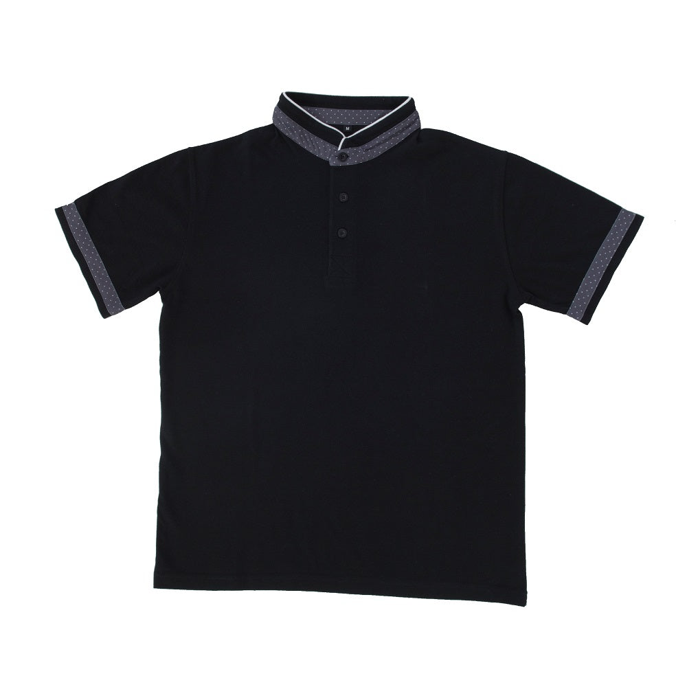 HC21 - Unisex CVC Honeycomb Stand Collar Polo Shirt 220-230gsm