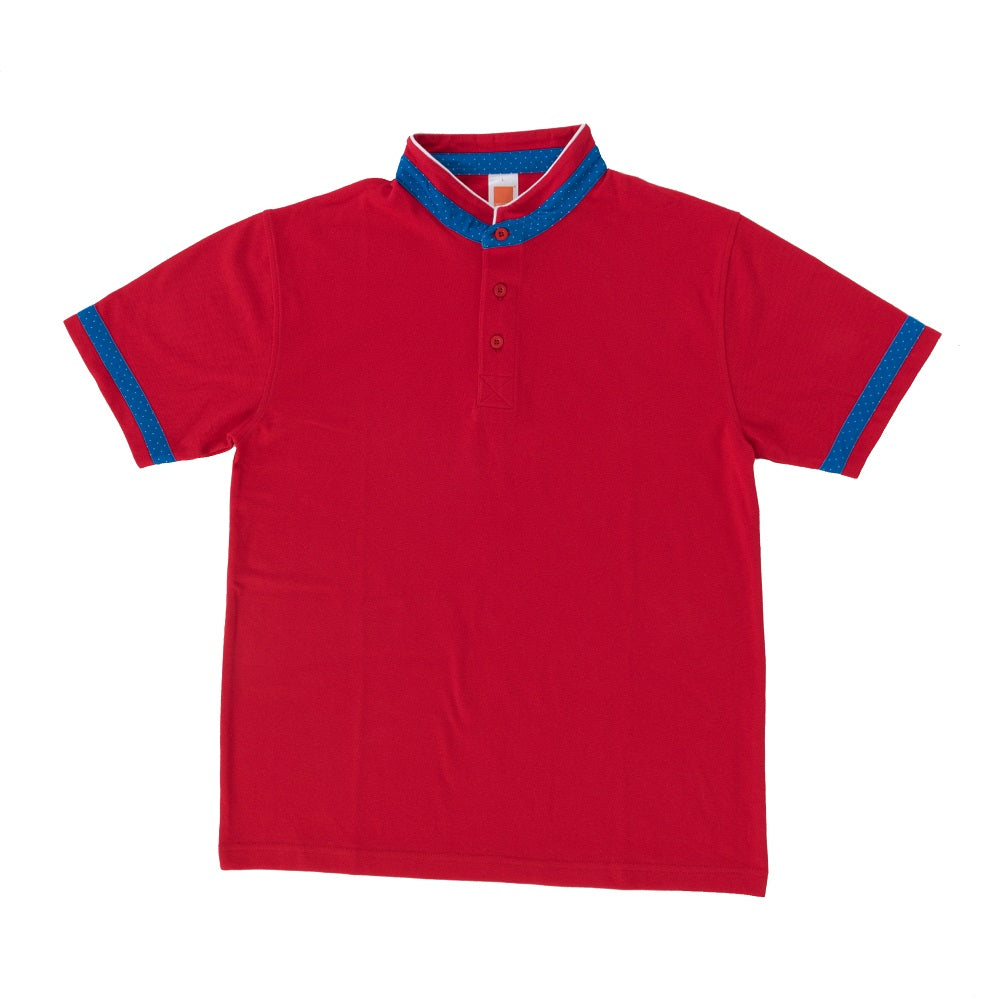 HC21 - Unisex CVC Honeycomb Stand Collar Polo Shirt 220-230gsm