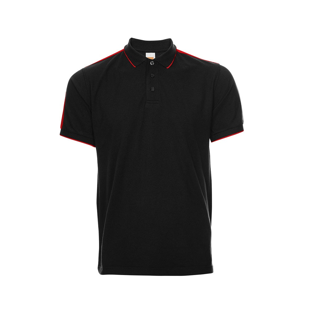 HC22 - Unisex CVC Honeycomb Tipped Collar & Cuff Polo Shirt 220-230gsm