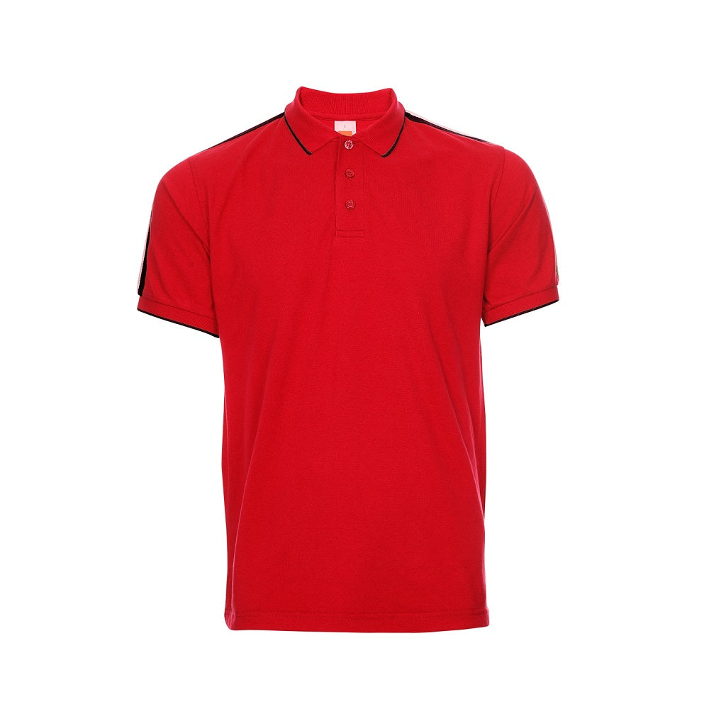 HC22 - Unisex CVC Honeycomb Tipped Collar & Cuff Polo Shirt 220-230gsm