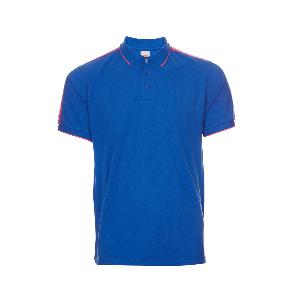 HC22 - Unisex CVC Honeycomb Tipped Collar & Cuff Polo Shirt 220-230gsm