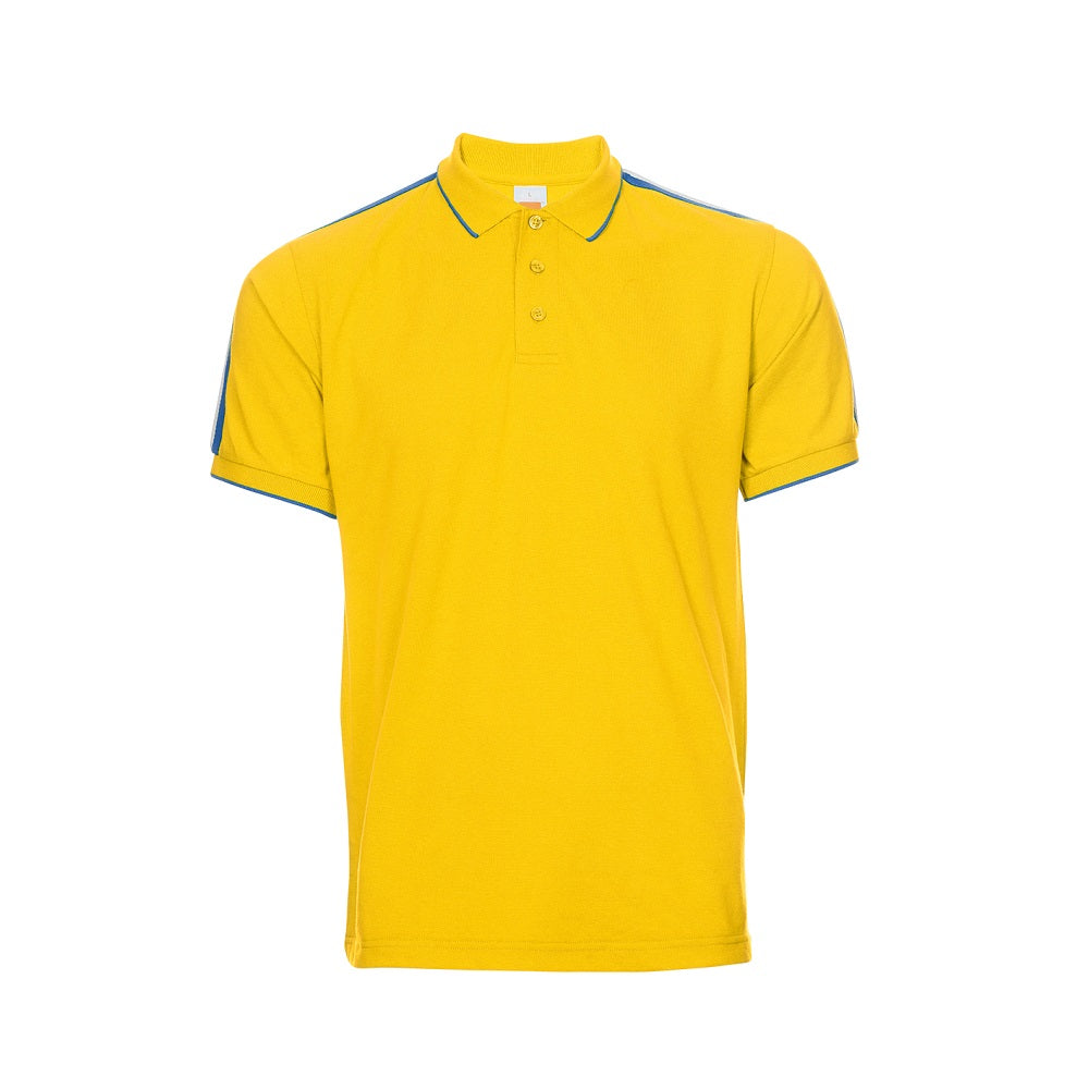 HC22 - Unisex CVC Honeycomb Tipped Collar & Cuff Polo Shirt 220-230gsm