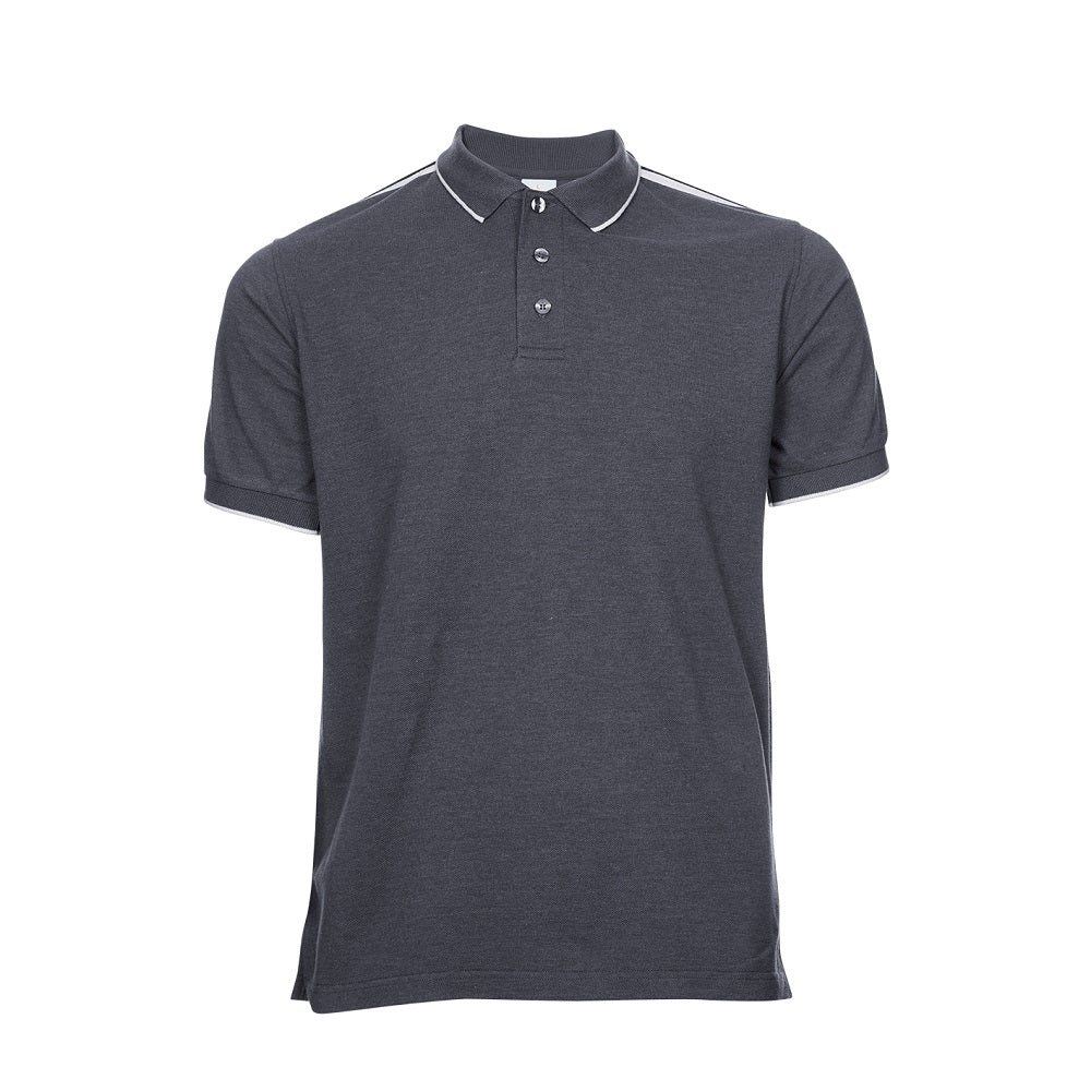HC22 - Unisex CVC Honeycomb Tipped Collar & Cuff Polo Shirt 220-230gsm