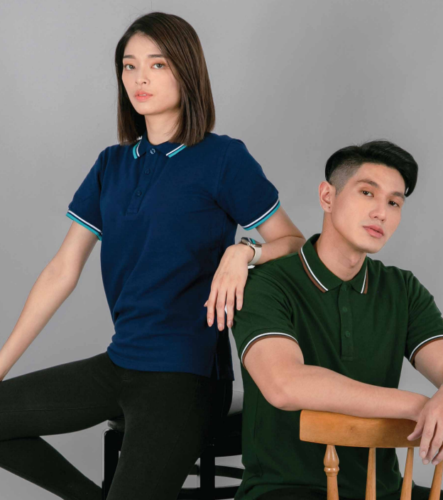 HC24 - Unisex CVC Honeycomb Tipped Collar & Cuff Polo Shirt 220-230gsm