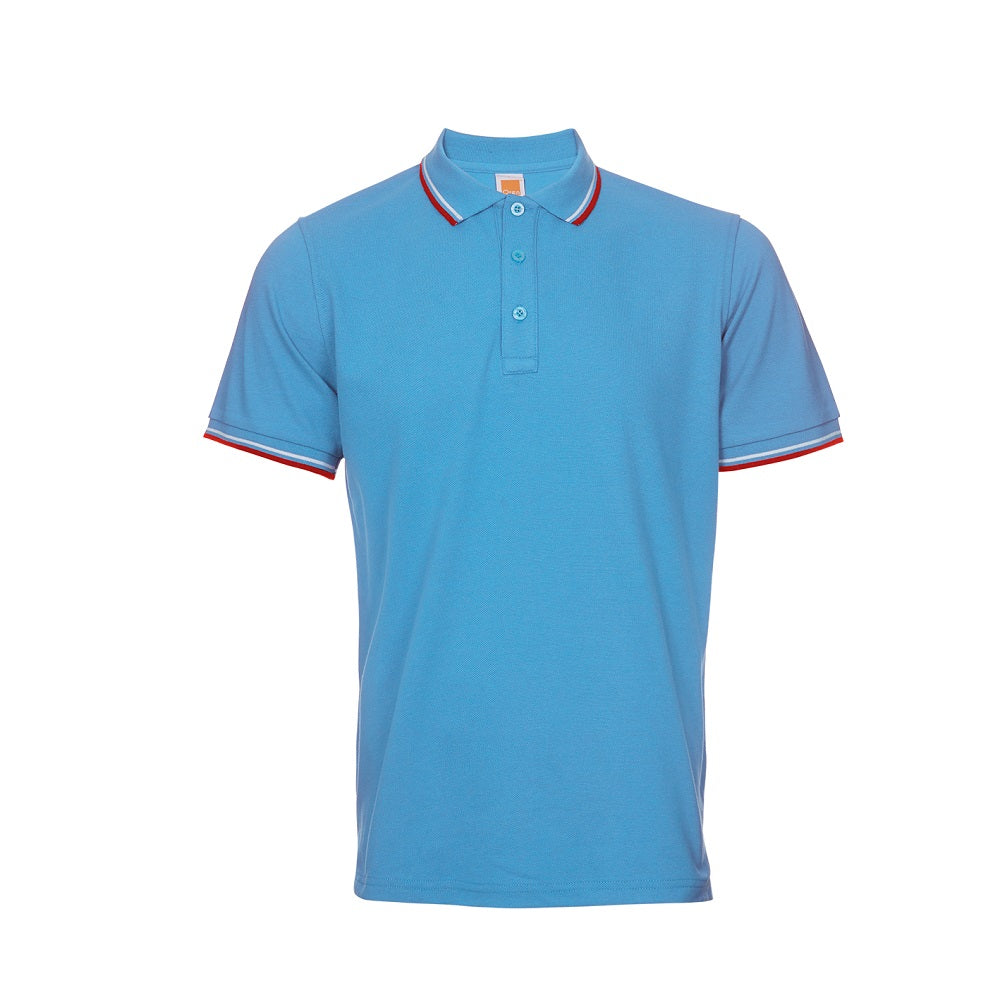 HC24 - Unisex CVC Honeycomb Tipped Collar & Cuff Polo Shirt 220-230gsm