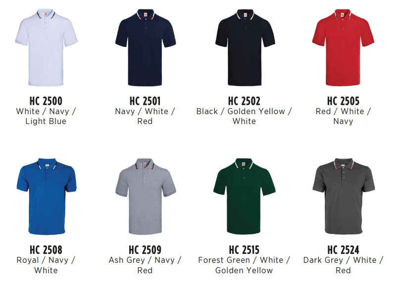 HC25 - Unisex CVC Honeycomb Polo Shirt 220-230gsm