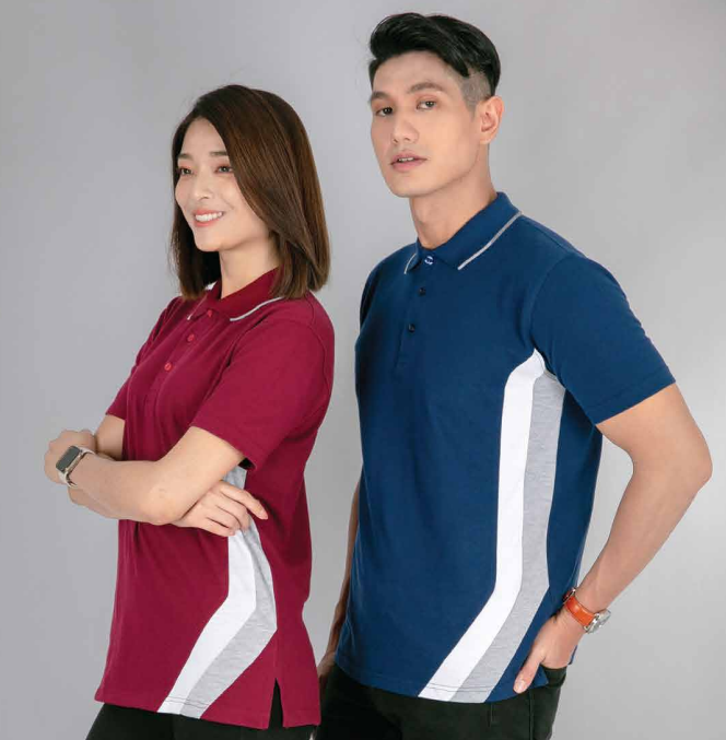 HC27 - Unisex CVC Honeycomb Cut & Sew Polo Shirt 220-230gsm