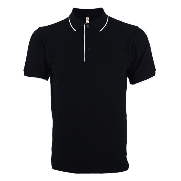 HC29 - Unisex CVC Honeycomb Tipped Collar & Cuff Polo Shirt 220-230gsm