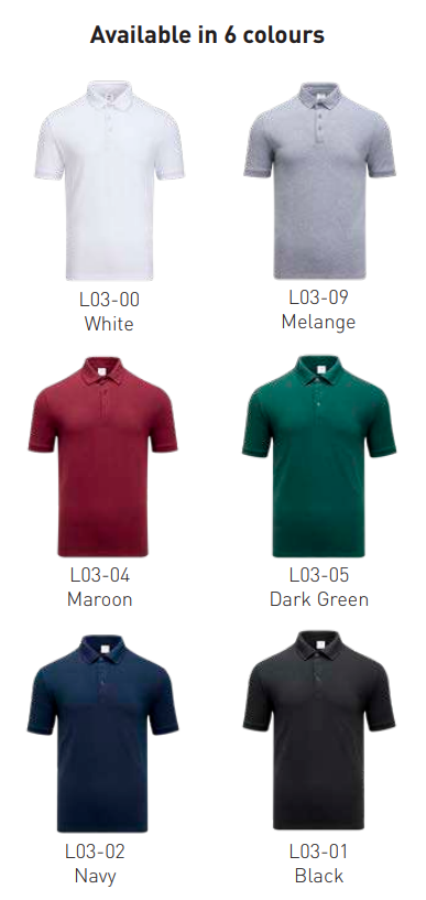 L03 - Honeycomb Grand Polo Cotton Lycra Unisex - 220GSM