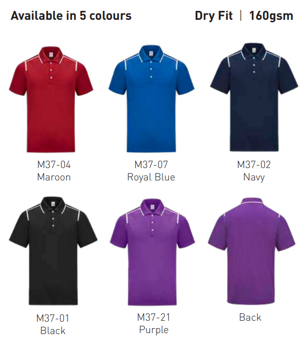 M3700 - Microfiber Polo 160GSM