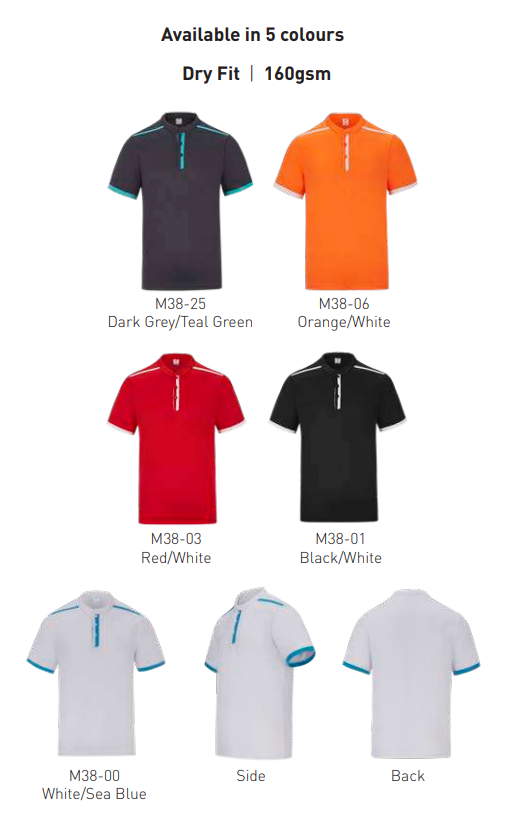 M3800 - Microfiber Polo 160GSM