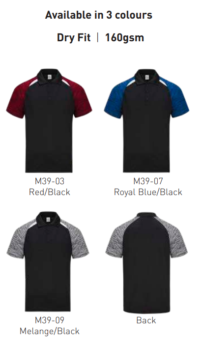 M3900 - Microfiber Polo 160GSM