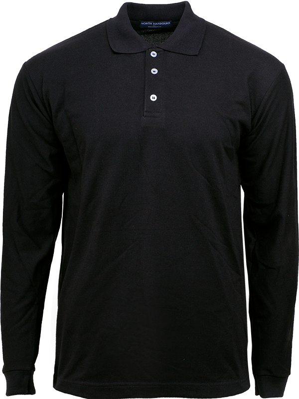 NHB24400 - North Harbour Long Sleeve Soft-Touch Polo