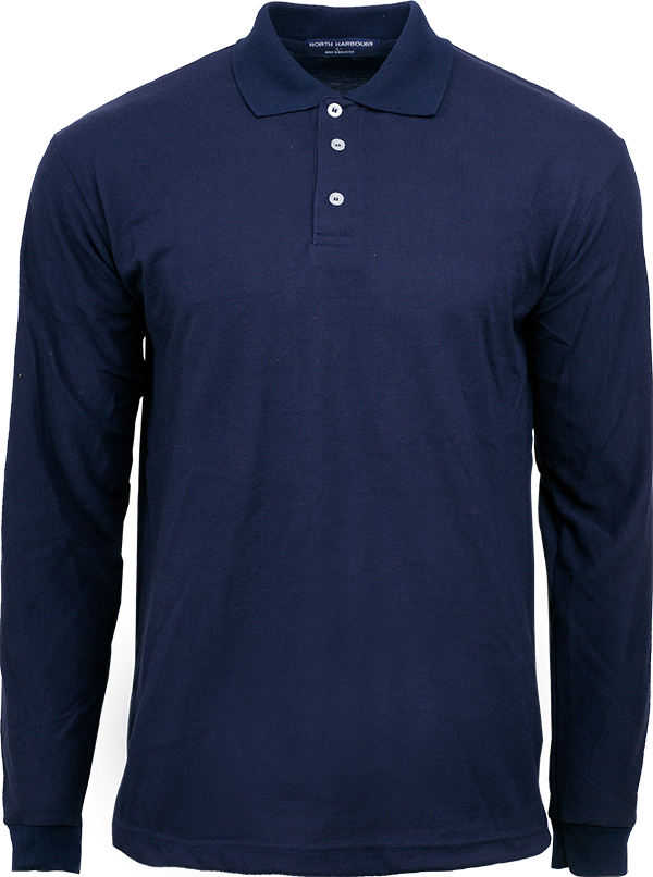 NHB24400 - North Harbour Long Sleeve Soft-Touch Polo