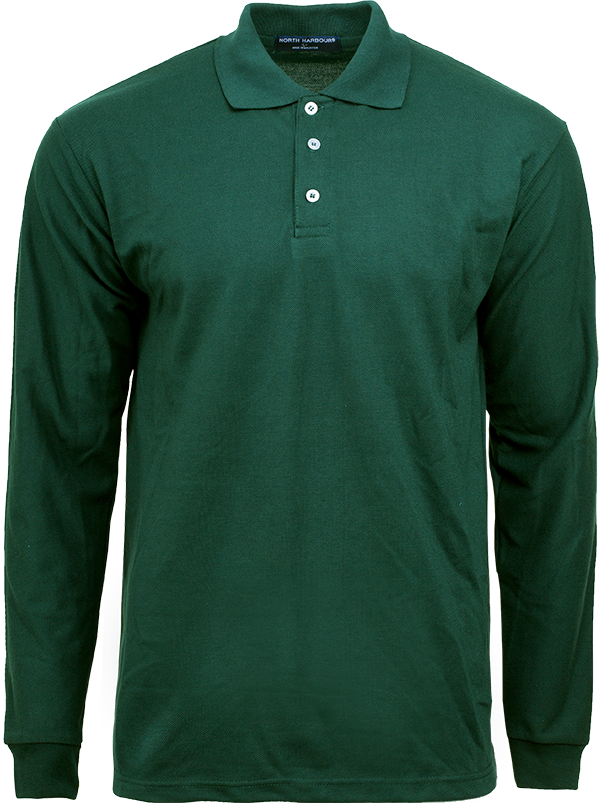NHB24400 - North Harbour Long Sleeve Soft-Touch Polo