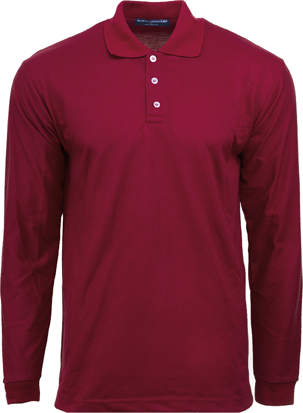 NHB24400 - North Harbour Long Sleeve Soft-Touch Polo