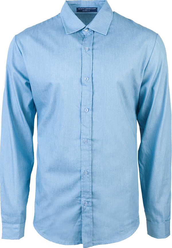 NHB3100 - North Harbour Virgil shirt - Soft Denim