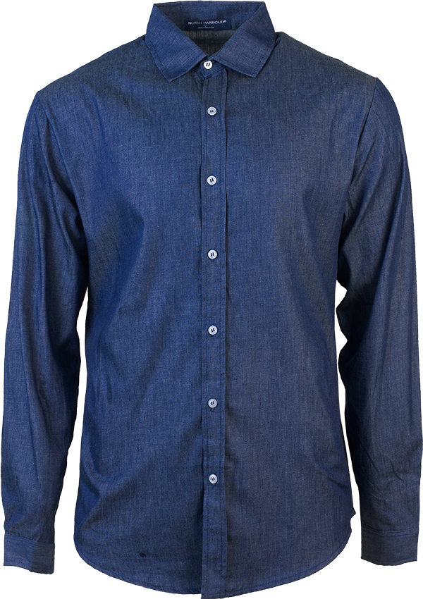 NHB3100 - North Harbour Virgil shirt - Soft Denim