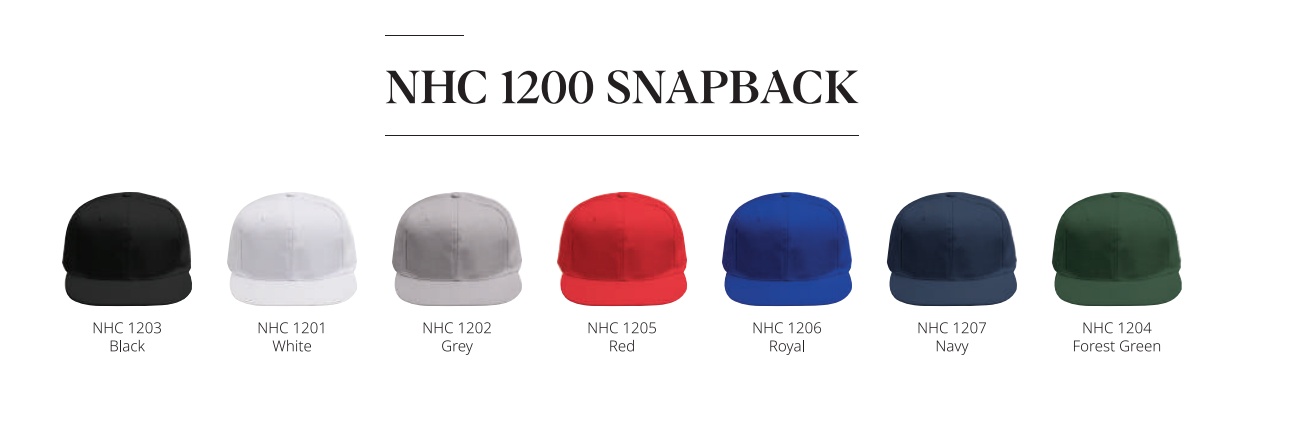 NHC1200 - North Harbour Snapback Cap