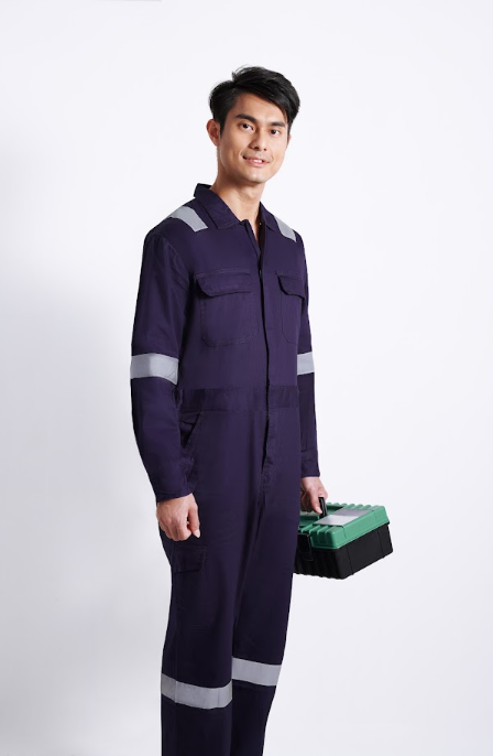 OV 02 - Unisex Cotton Coverall 185-190gsm