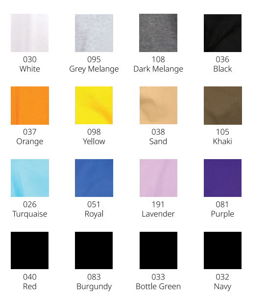 P-901 - Panbasic Adult Round Neck T-Shirt 160gsm