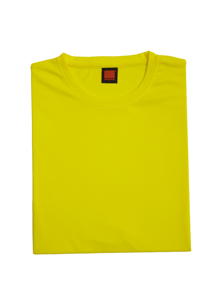 QD04 - Unisex 100% Microfibre Eyelet Short Sleeve T-shirt 160gsm