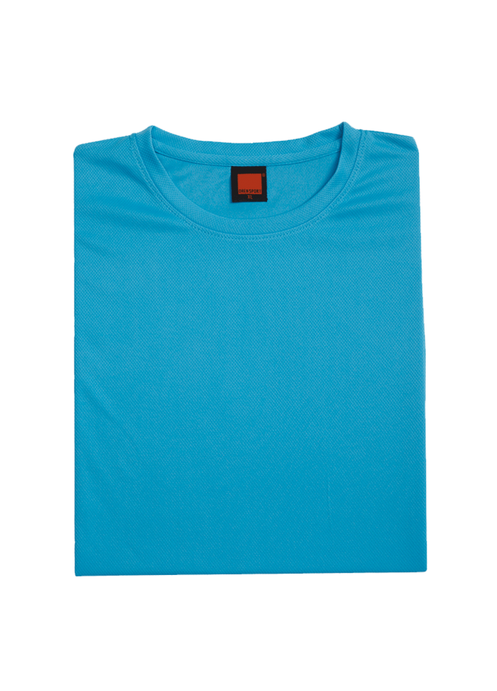QD04 - Unisex 100% Microfibre Eyelet Short Sleeve T-shirt 160gsm