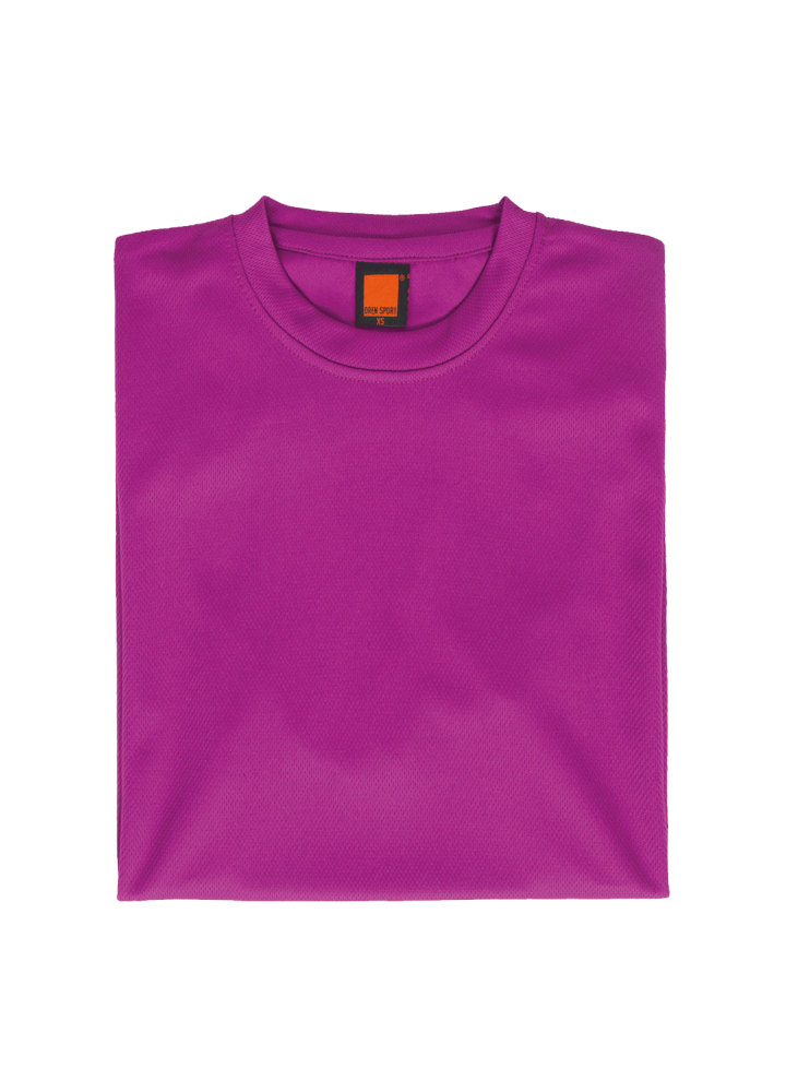 QD04 - Unisex 100% Microfibre Eyelet Short Sleeve T-shirt 160gsm