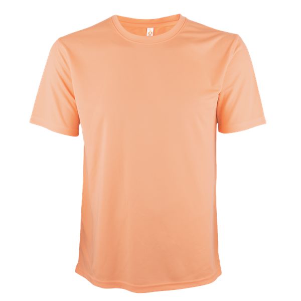 QD04 - Unisex 100% Microfibre Eyelet Short Sleeve T-shirt 160gsm